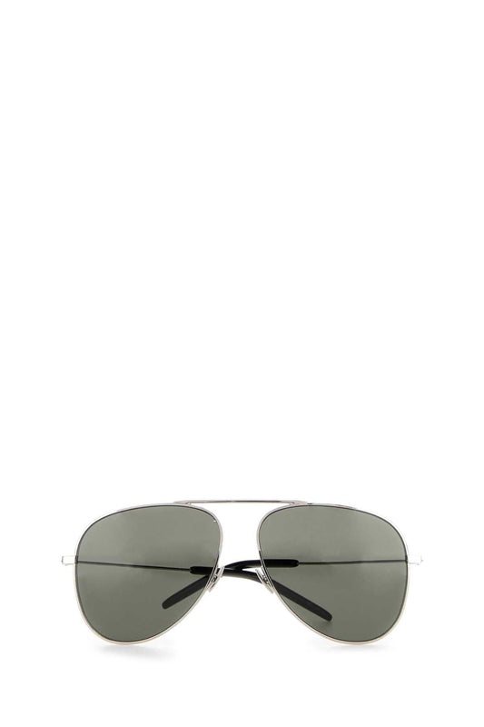 Saint Laurent Women Silver Metal Sl 800 Sunglasses