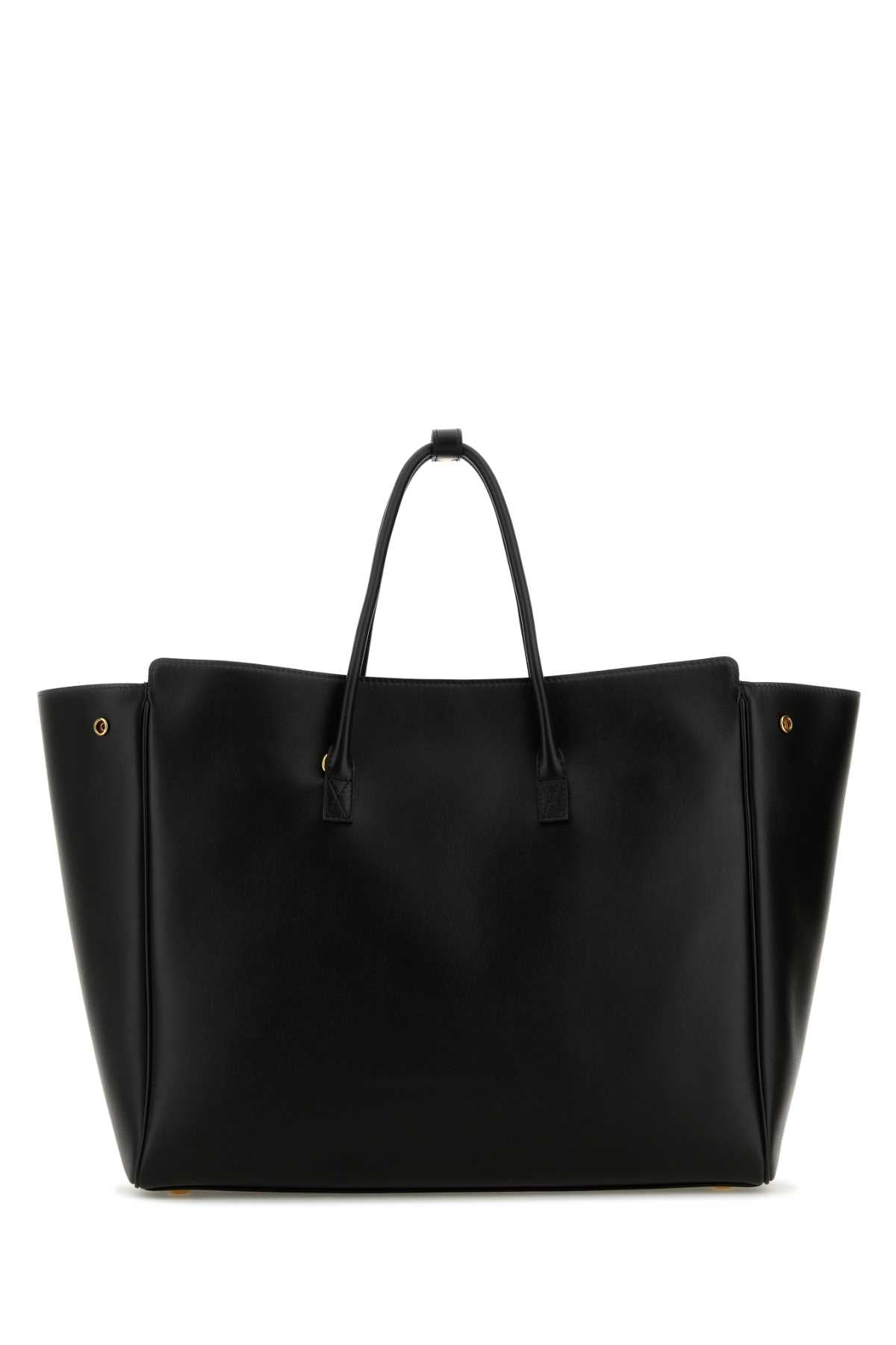 Balenciaga Hampton Black Leather Carry-All Shopping Bag