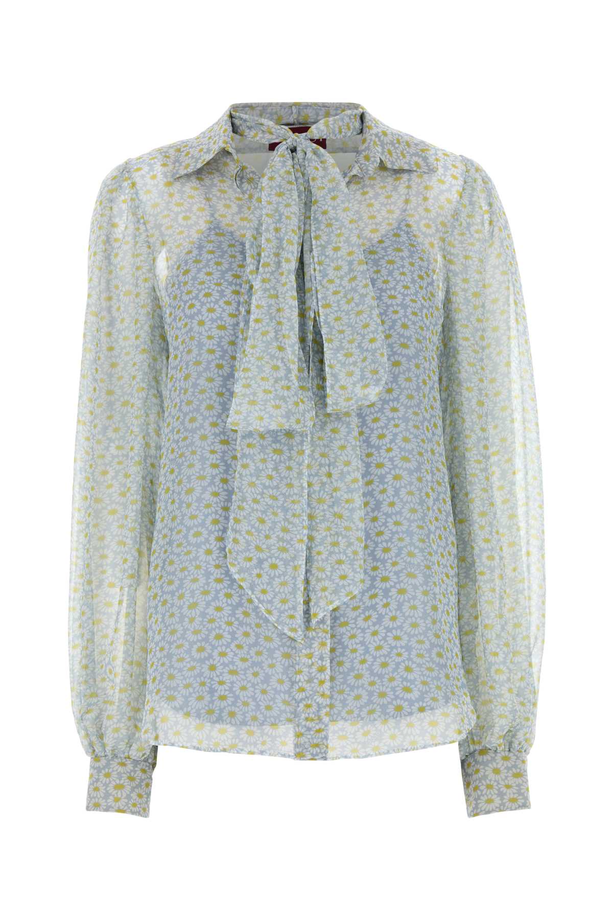 Gucci Printed Silk-Blend Chiffon Shirt