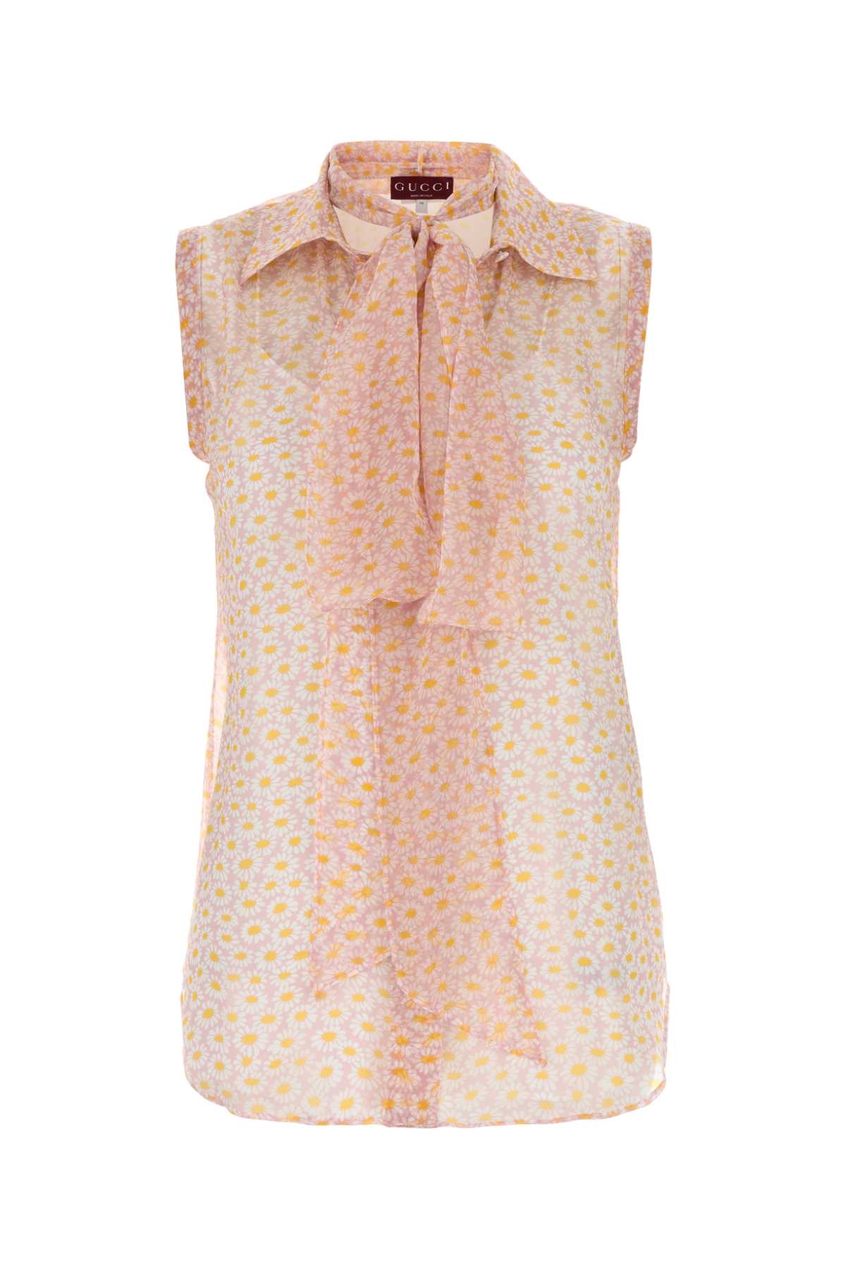 Gucci Printed Silk-Blend Crepe Shirt
