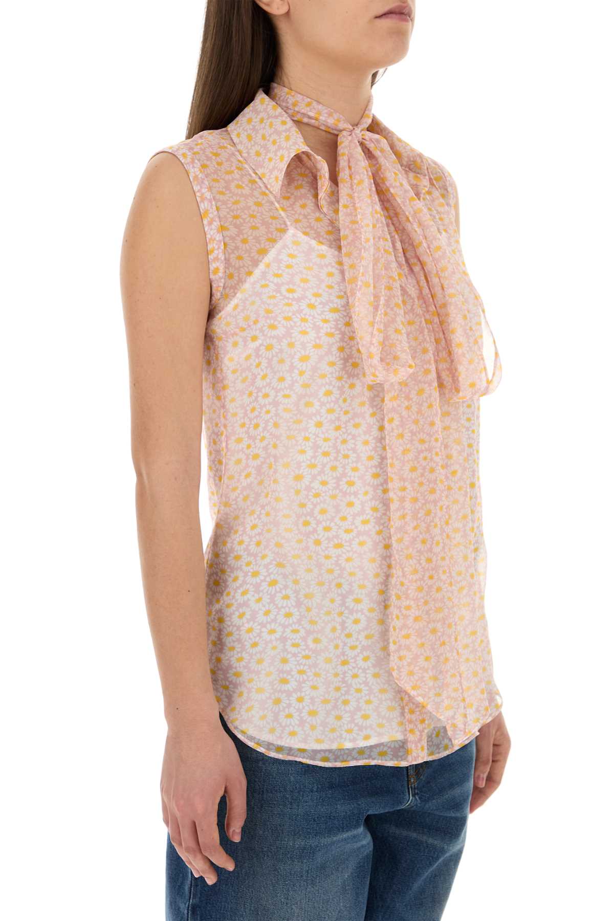 Gucci Printed Silk-Blend Crepe Shirt