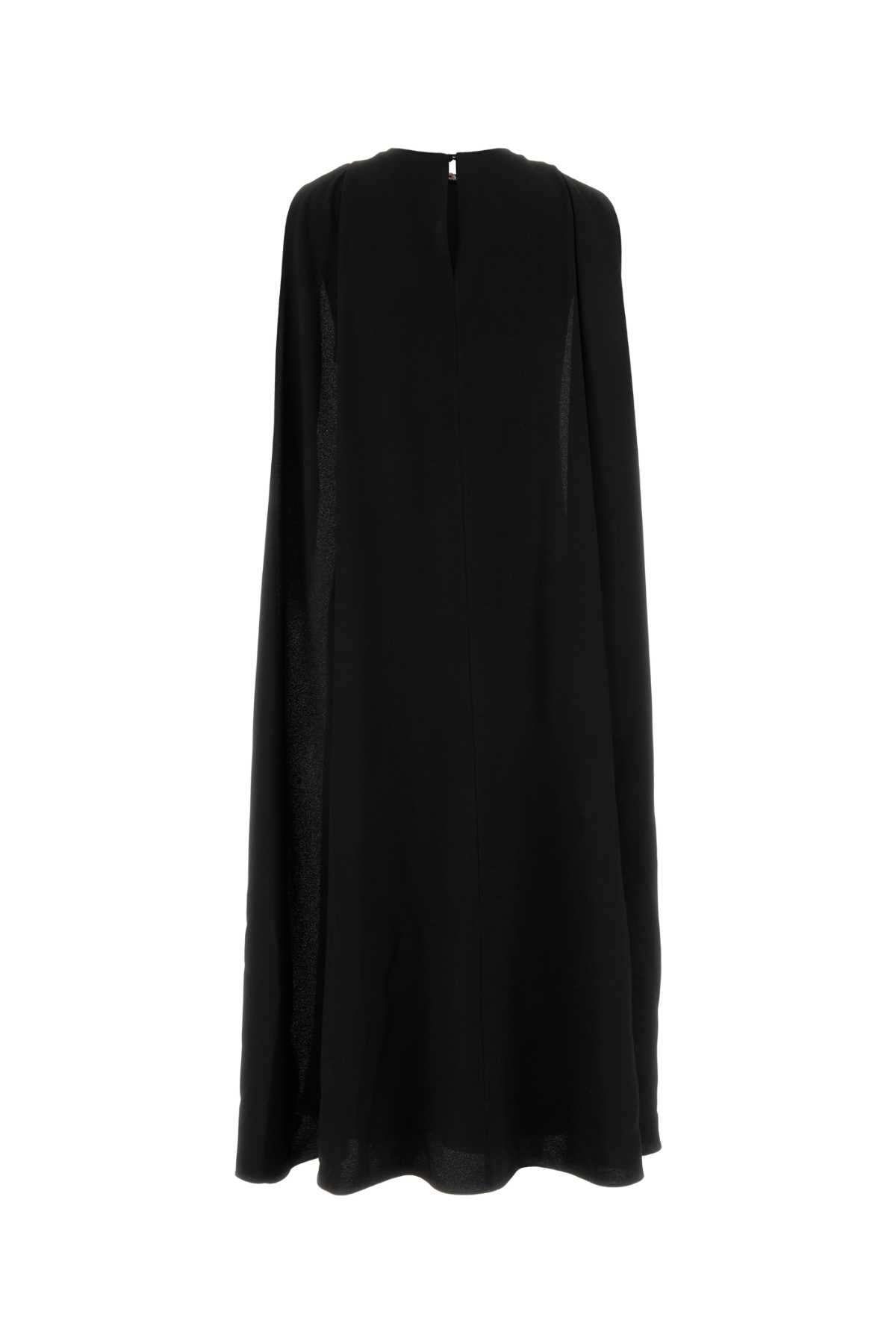 Gucci Black Crepe Silk-Lined Dress