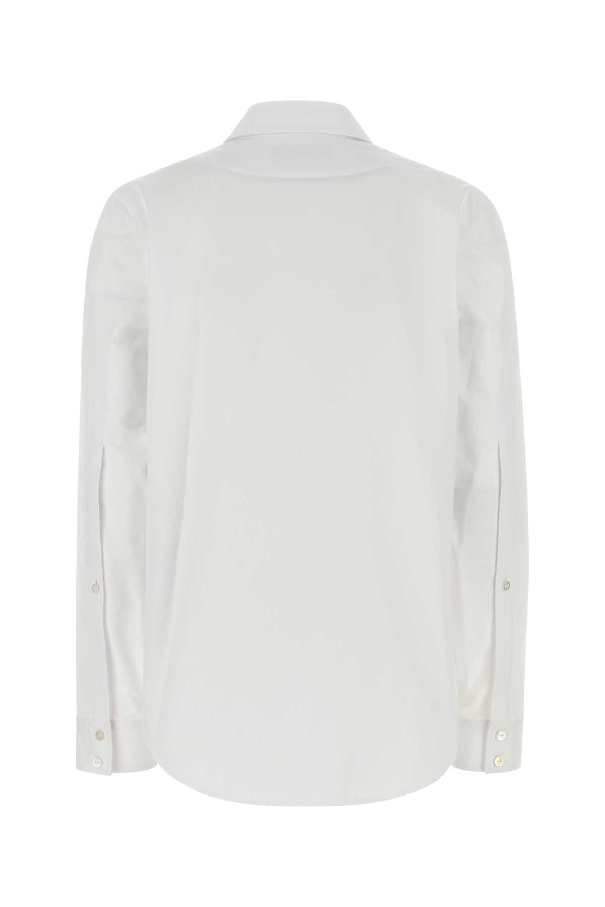 Gucci White Cotton Poplin Shirt
