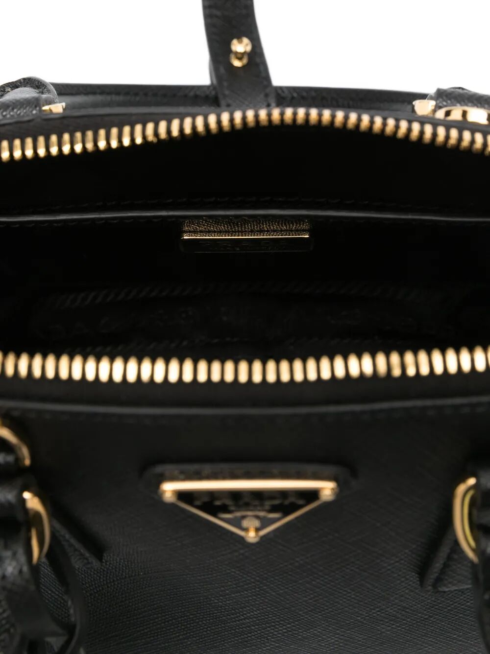 Prada Women Promenade Saffiano Leather Handbag