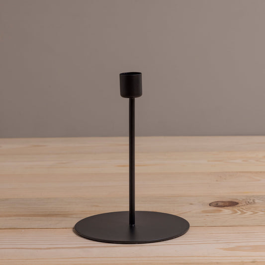 Kent Black Taper Candle Holder, Tall