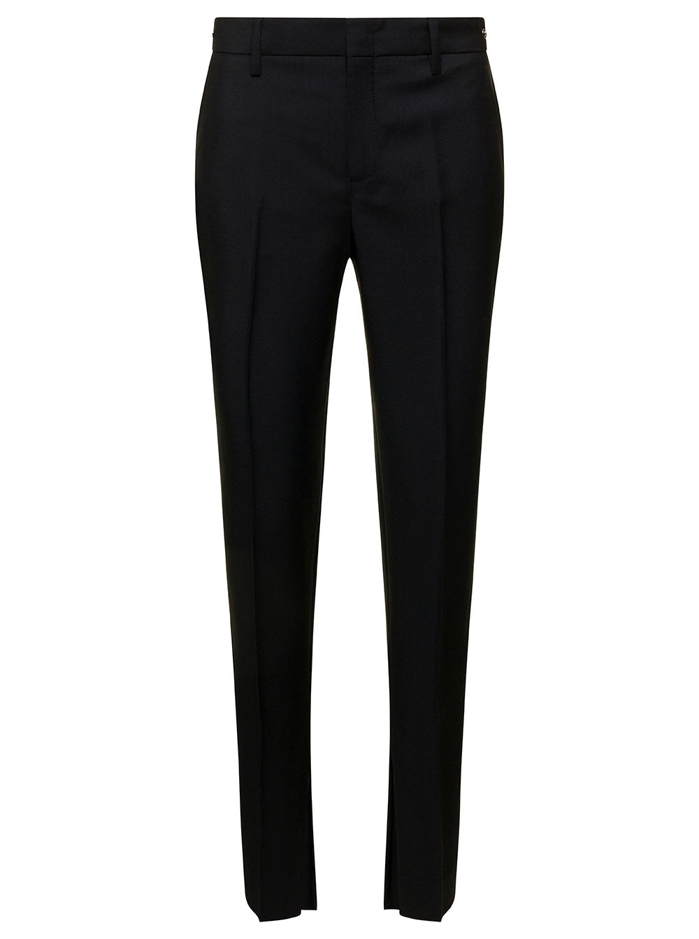 Gucci Black Slim-Fit Trousers with Horsebit Detail