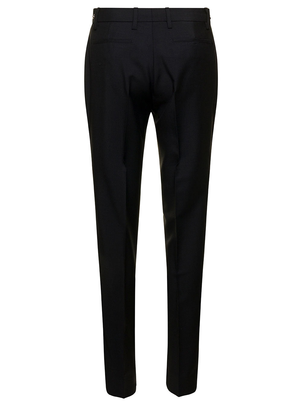 Gucci Black Slim-Fit Trousers with Horsebit Detail