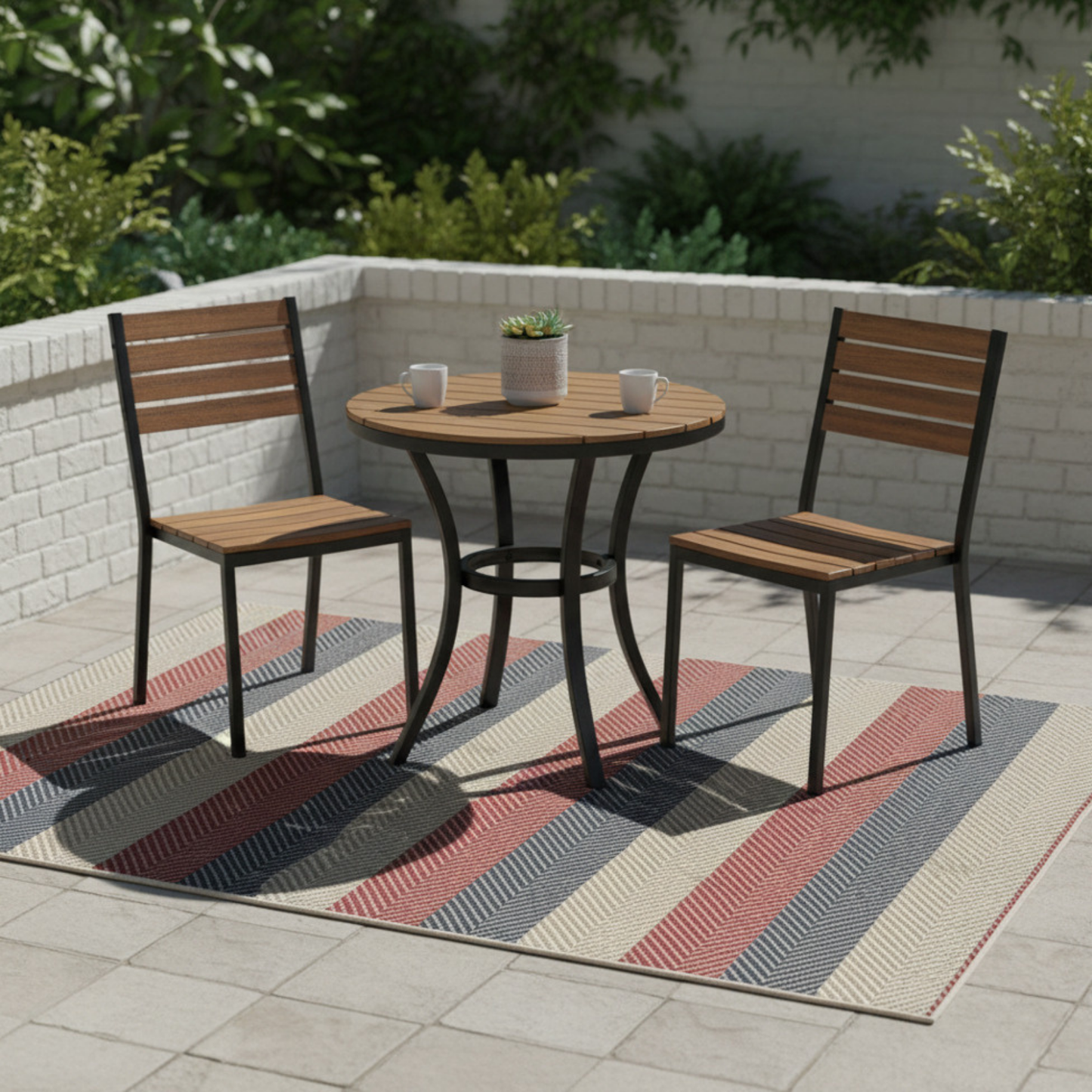 Americana Cabana Stripe Area Rug — A timeless striped foundation piece designed to bring warmth and coastal heritage into the home.