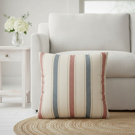 Americana Manor Stripe Pillow Cover