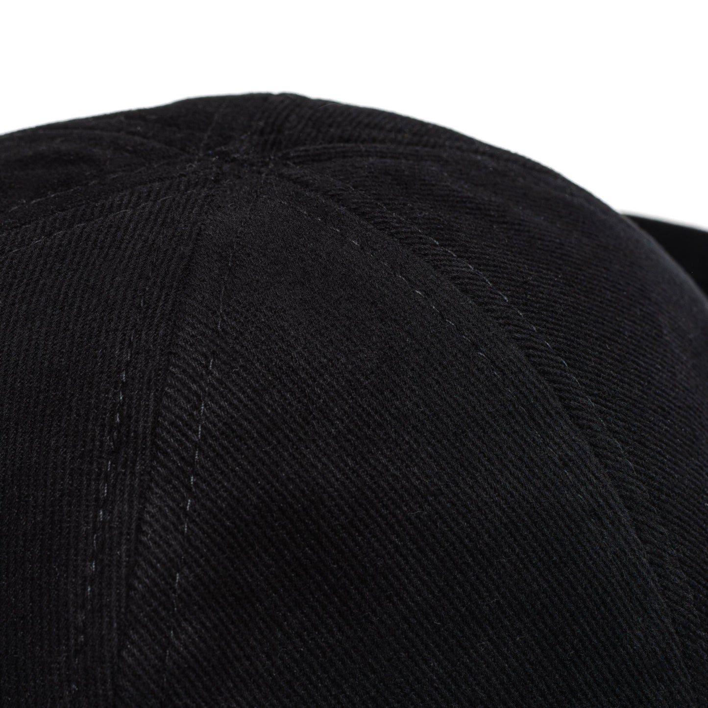 Sailor Cotton Folded Brim Hat in Black