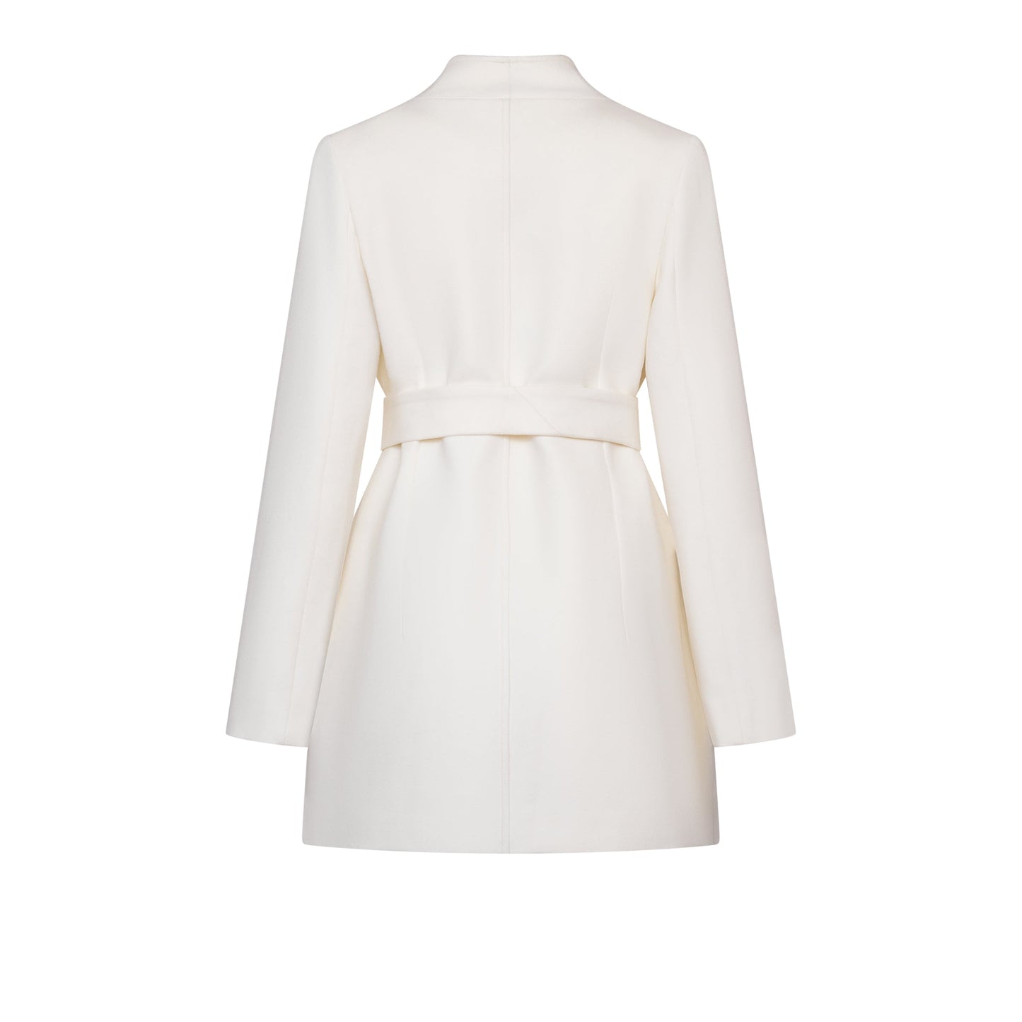 Opéra Cashmere Blend Overcoat in White
