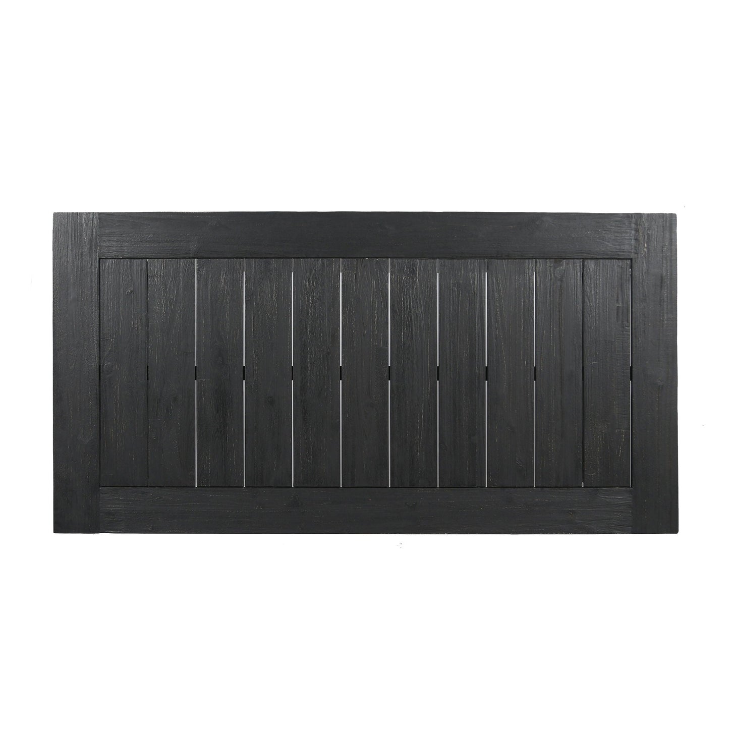 Outdoor Acacia Wood Dining Table, Sandblast Finish