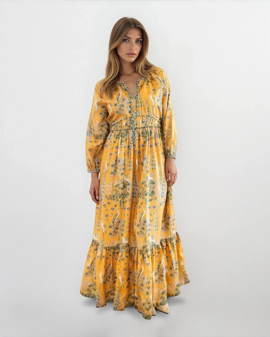 Vera Maxi Dress - Saffron Heron