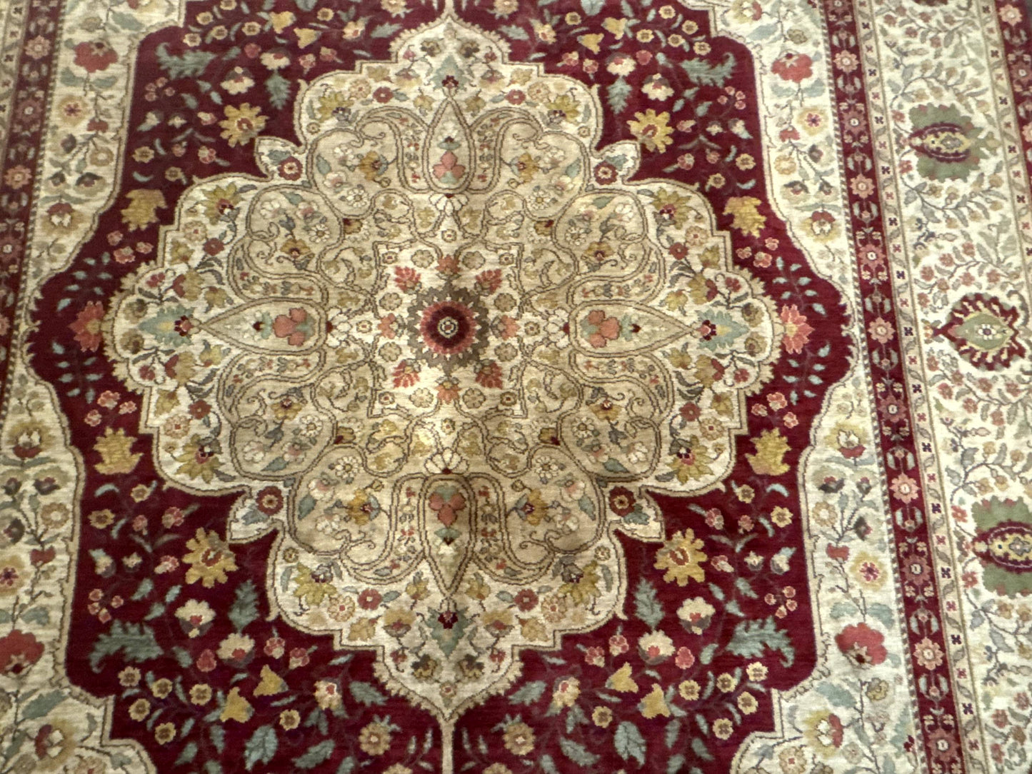 Karastan Rug 8.8 x 12, Antique Legends Royal Tabriz, Wool Pile, Vintage, Rare Design