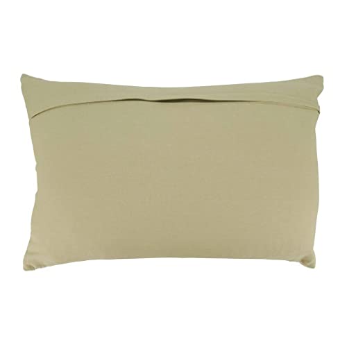 The Field Check Cotton Pillow – Natural