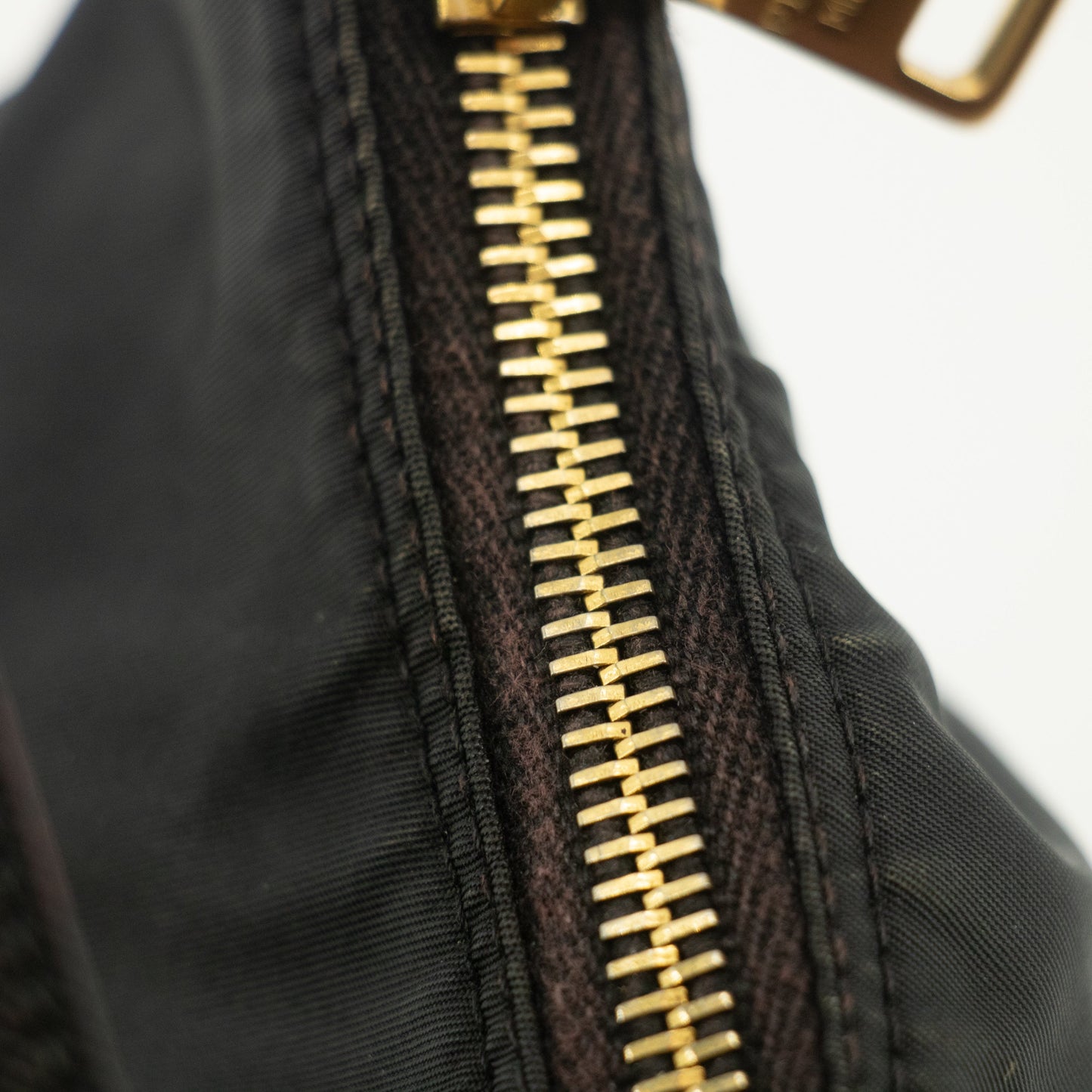 Prada Black Nylon Tessuto Pochette Bag #2308