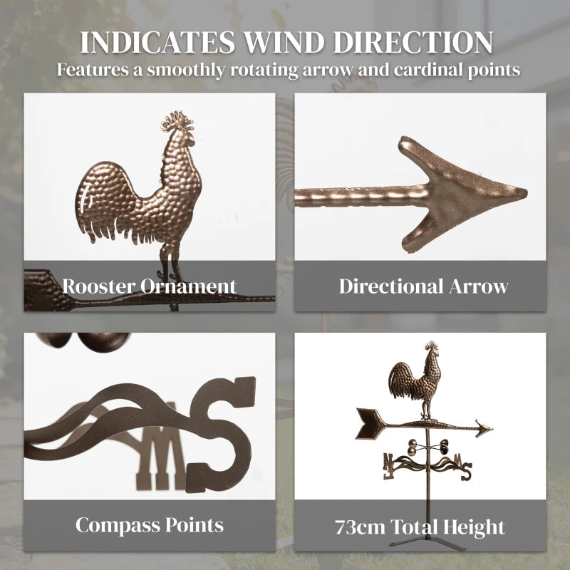 Sporting Estate Rooster Weathervane