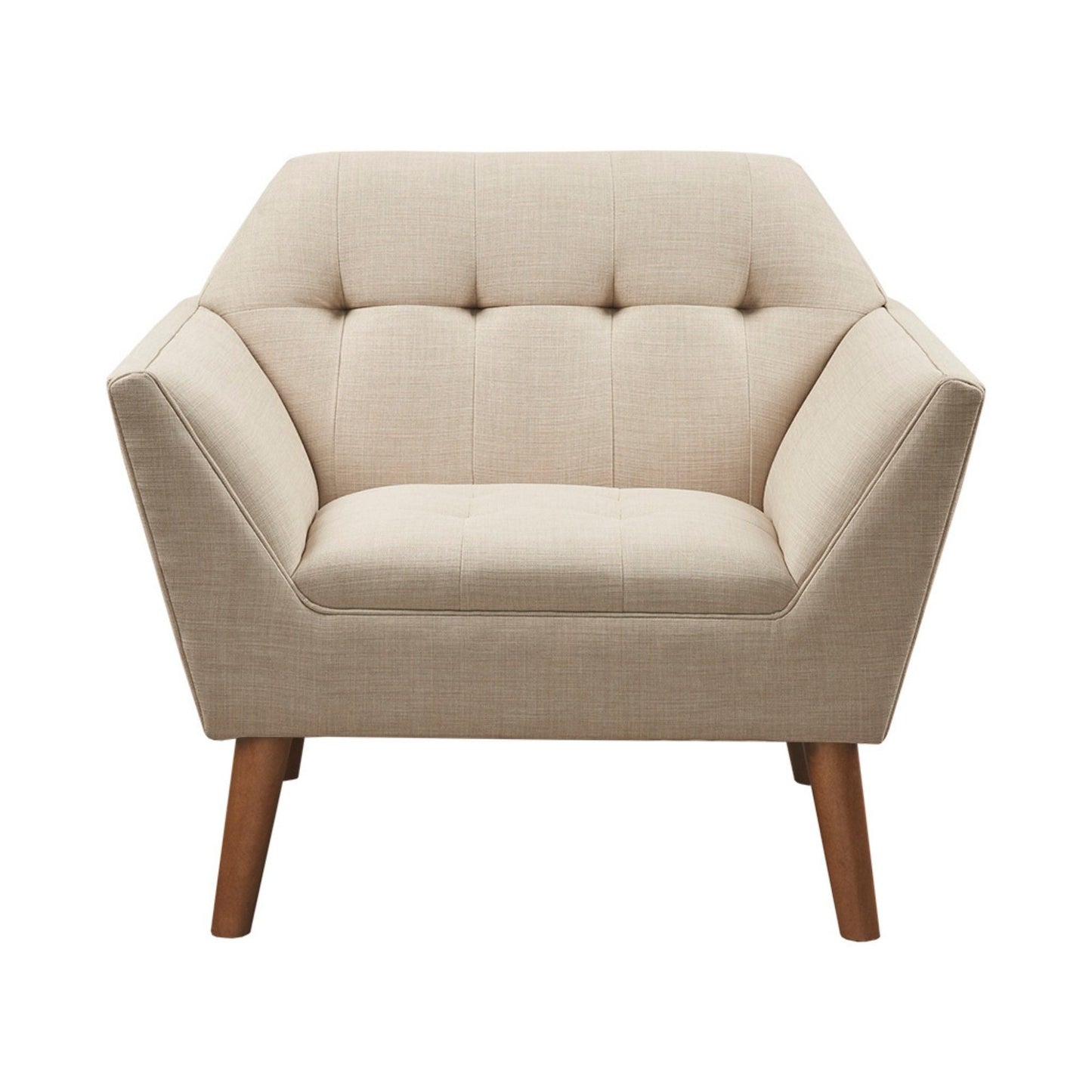 ***Modern Lounge Chair With Button Tufting