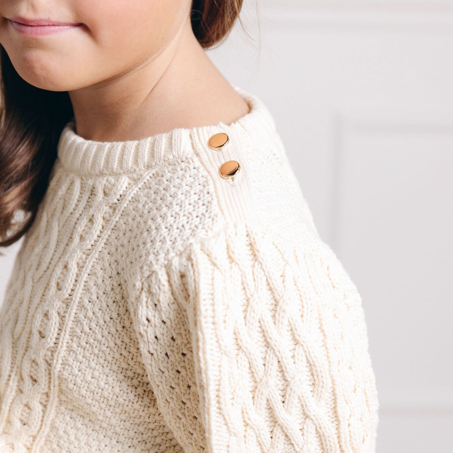 Organic Fisherman Sweater - Baby
