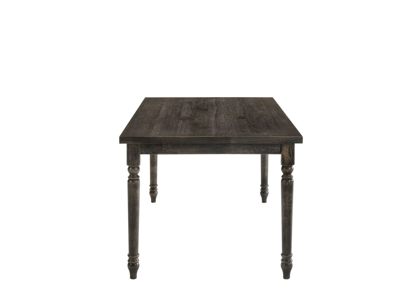 Claudia II - Weathered 7 Pieces Dining Room Set - Gray
