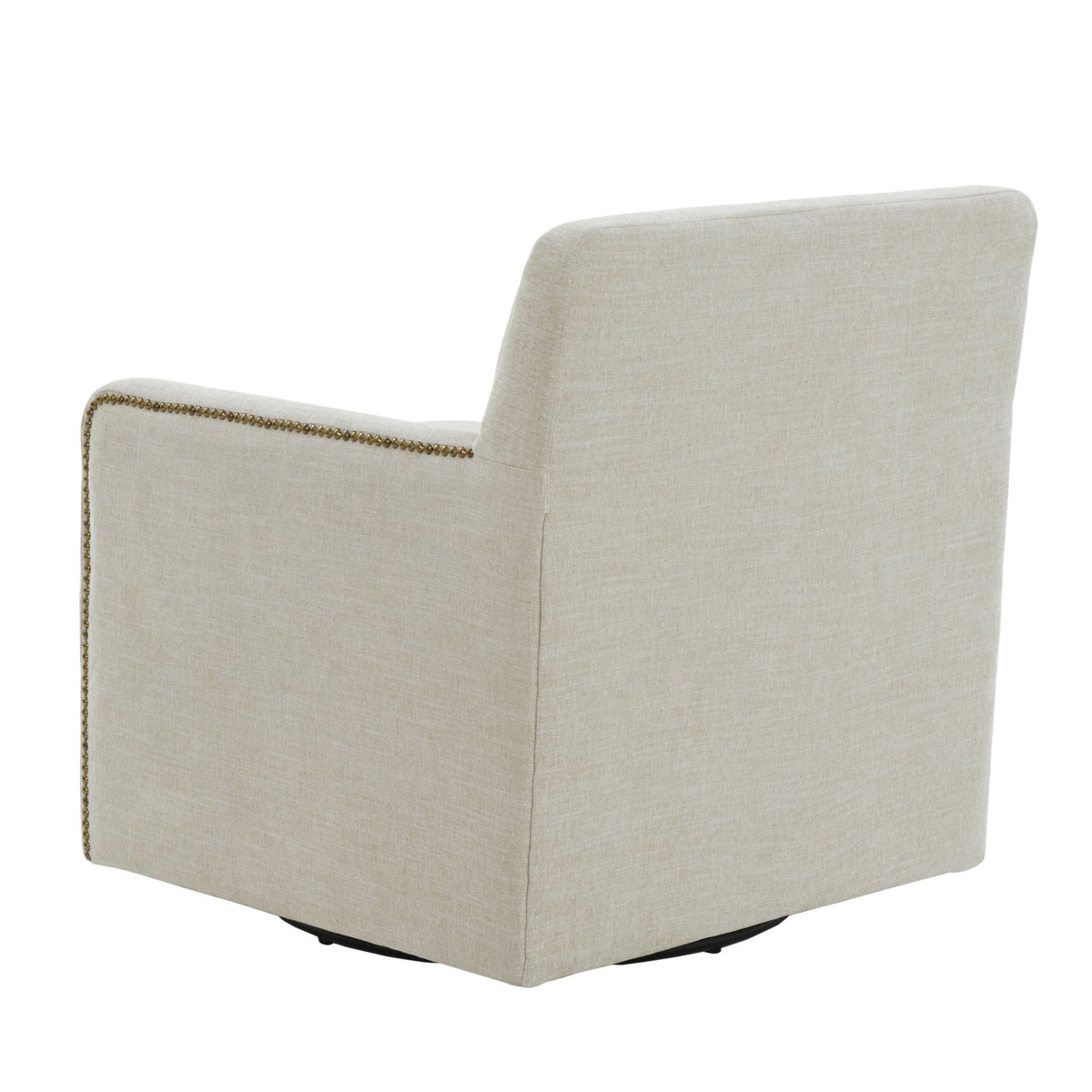 The Tolland Tailored Swivel Chair — Beige