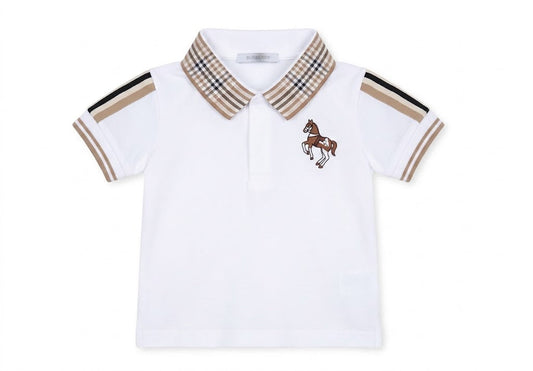 Dr. Kid - Mild White Short Sleeve Polo