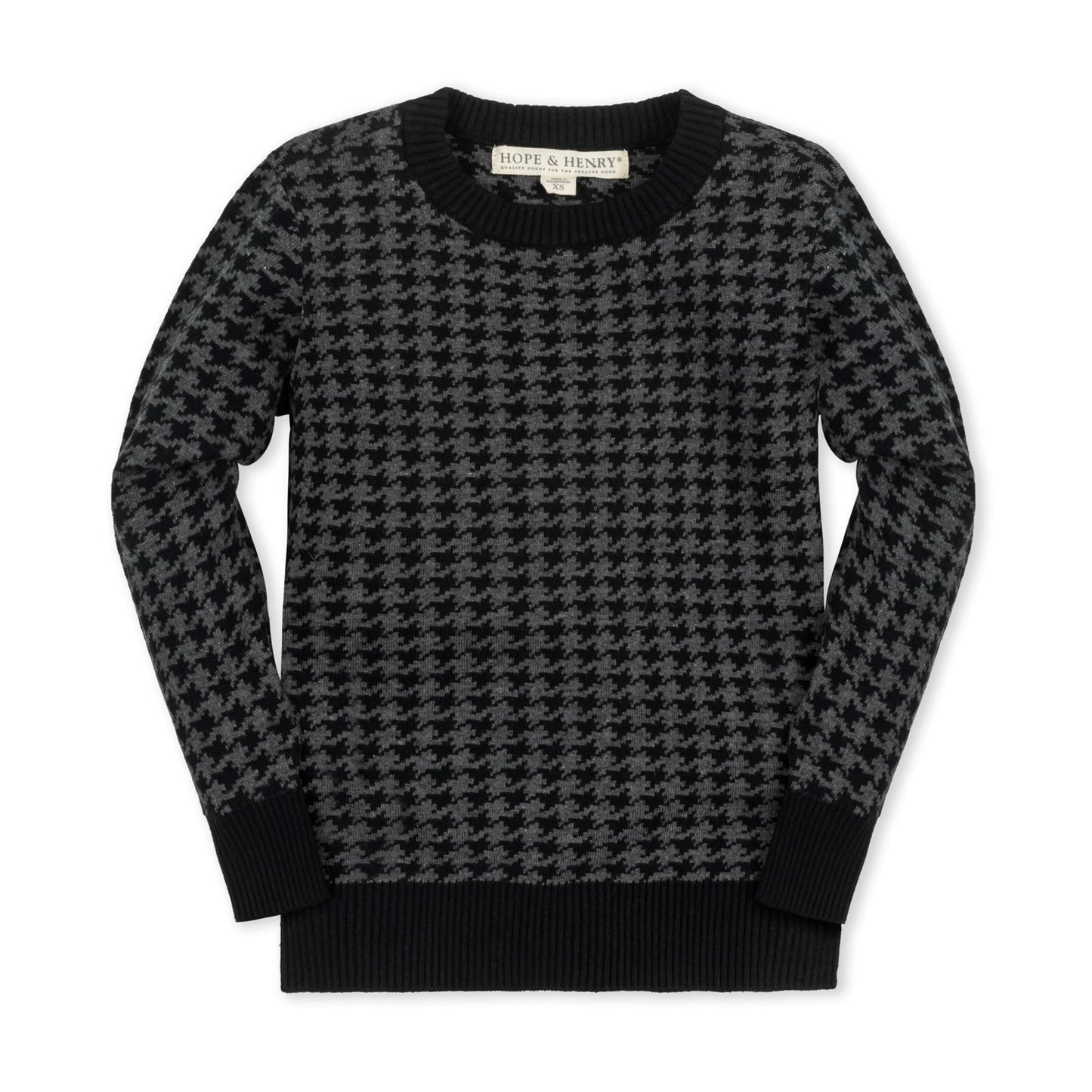 Organic Cotton Intarsia Crew Neck Sweater - Baby