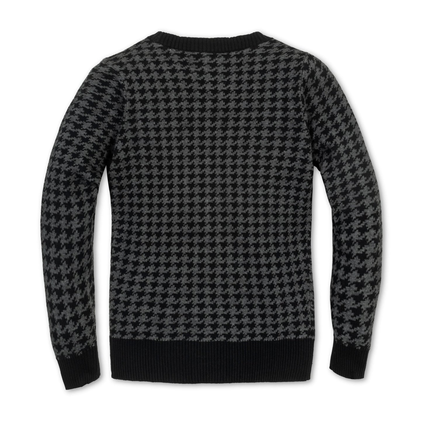 Organic Cotton Intarsia Crew Neck Sweater