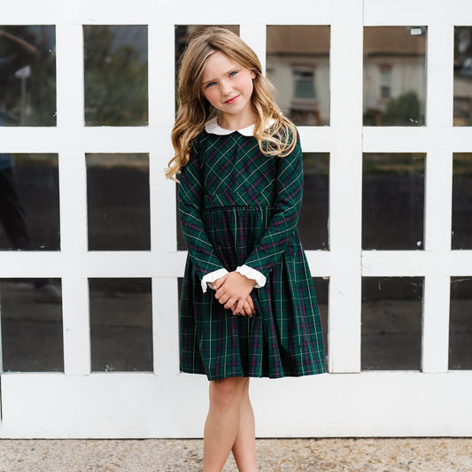 Organic Ruffle Cuff Party Dress