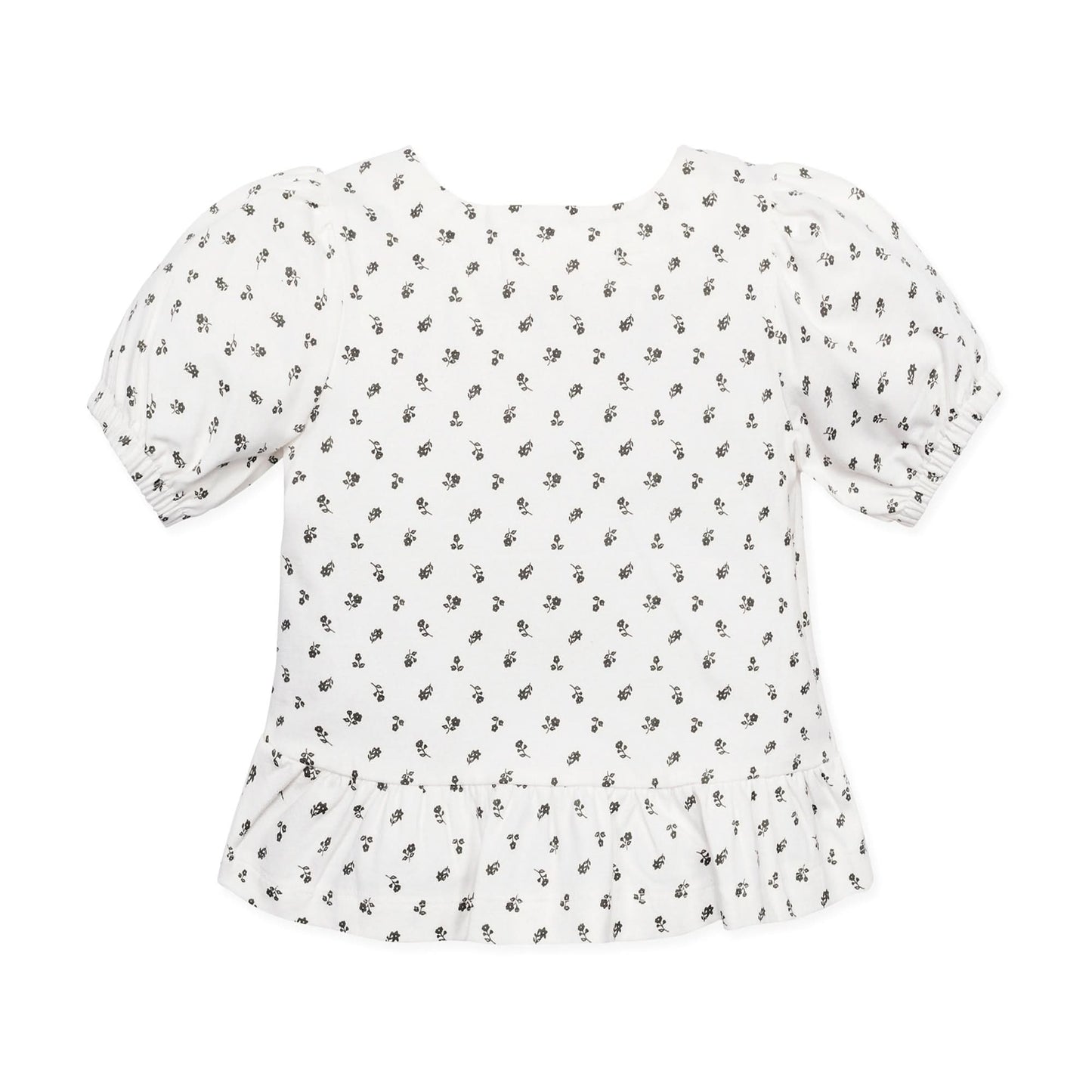 Organic Knit Peplum Top