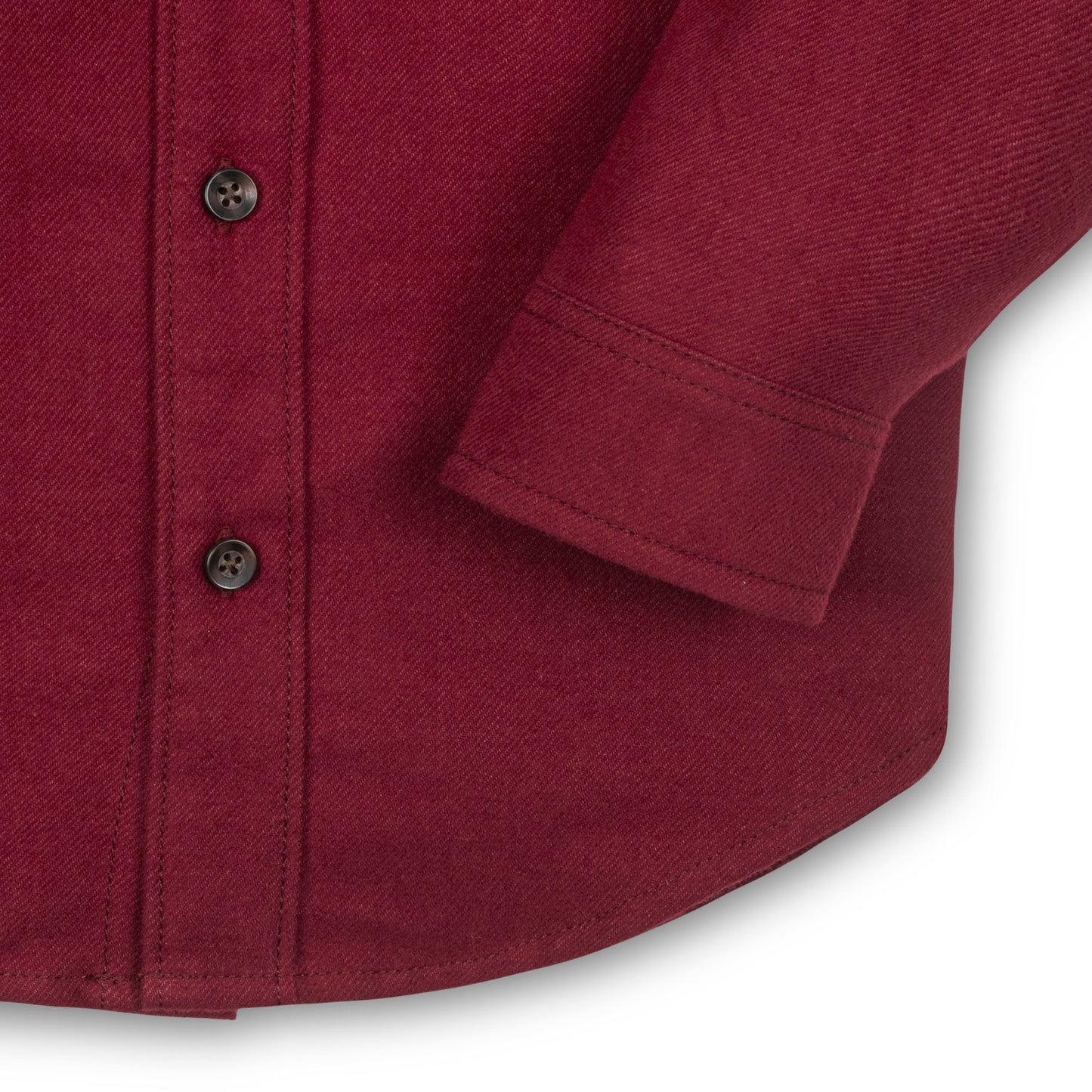 Organic Cotton Red Flannel Dress Shirt