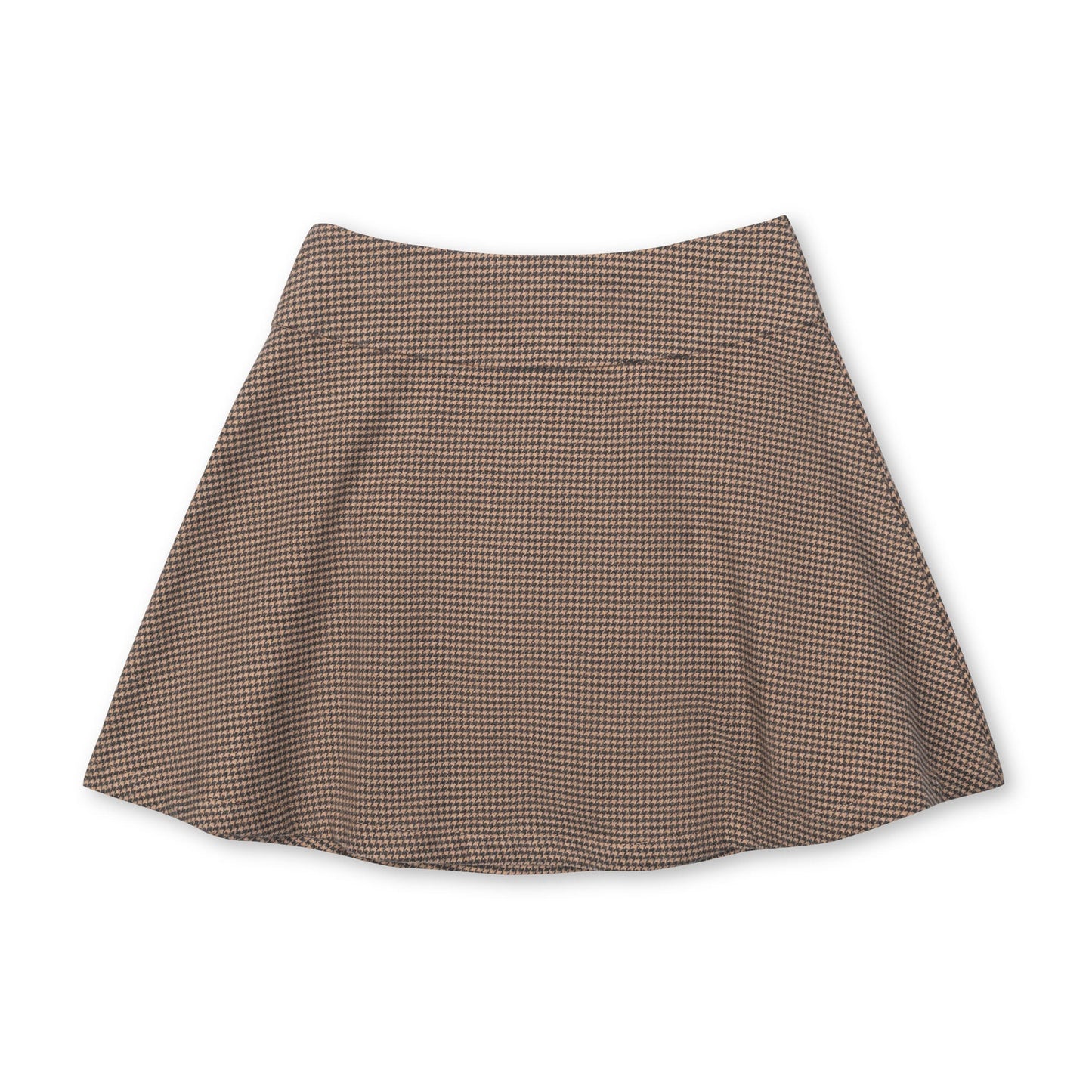 Organic Cotton Brown Tweed Equestrian Circle Skirt