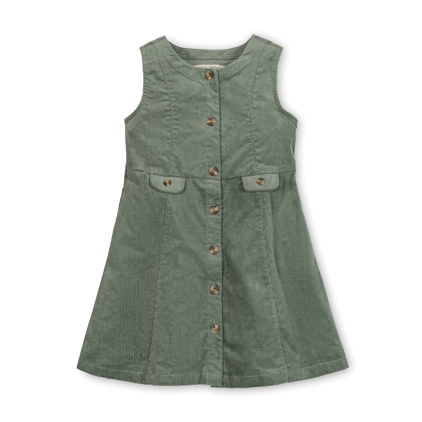 Organic Cotton Green Corduroy Jumper