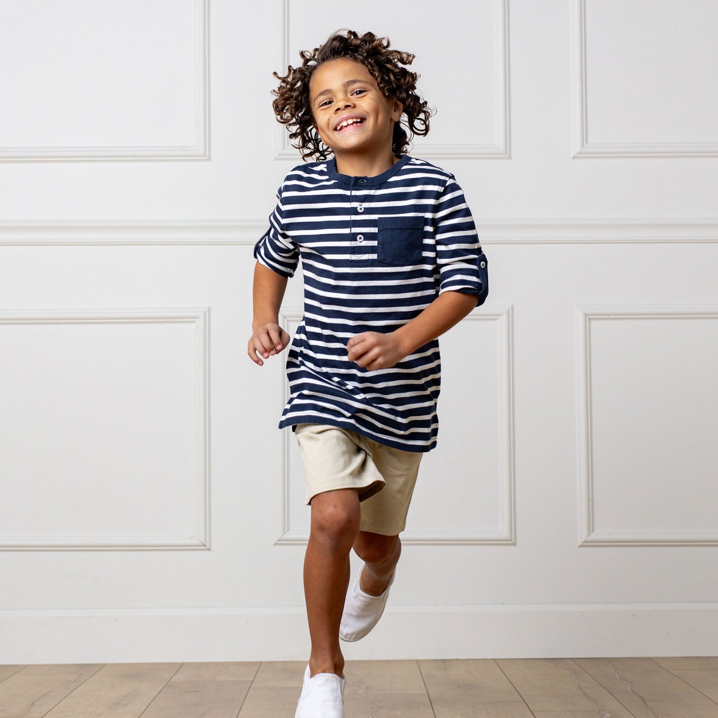 Organic Cotton Stretch Chino Kaki Short
