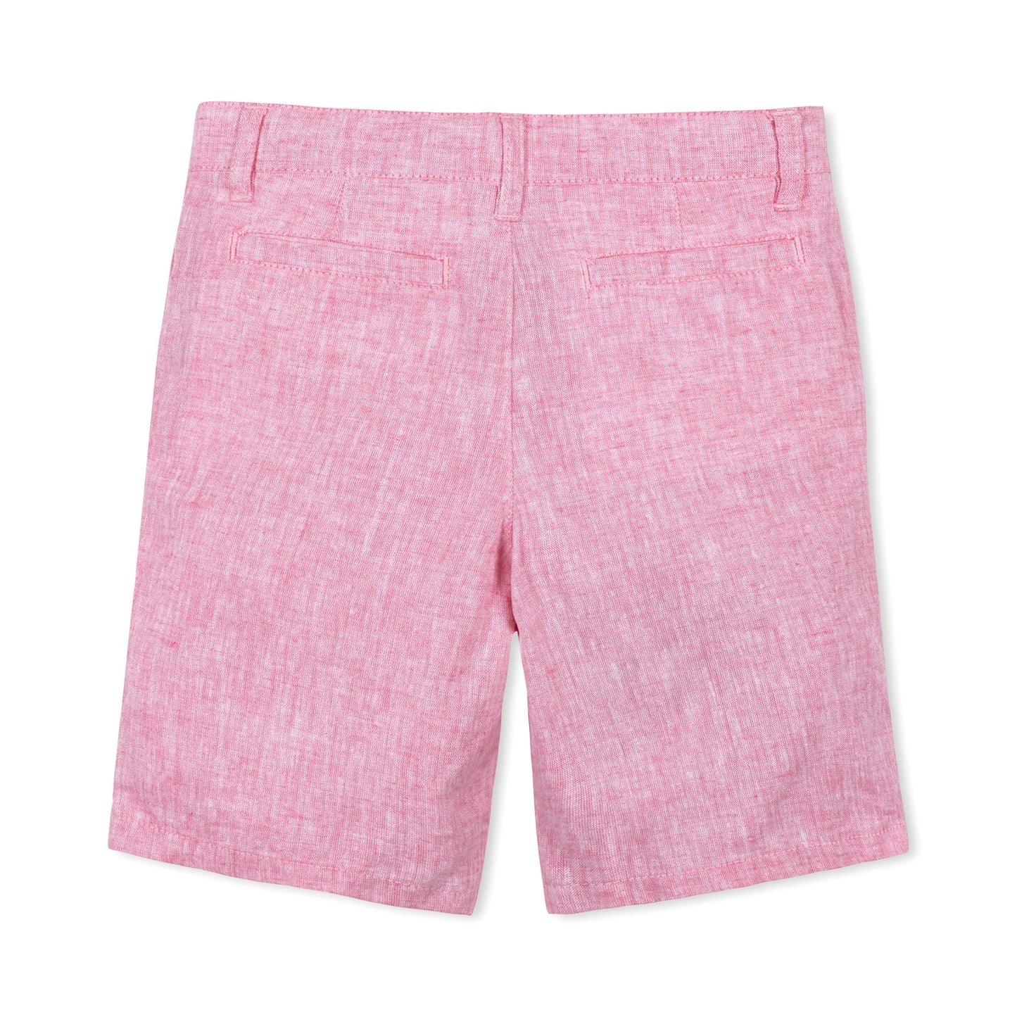 Organic Linen & Cotton Pink Chino Shorts