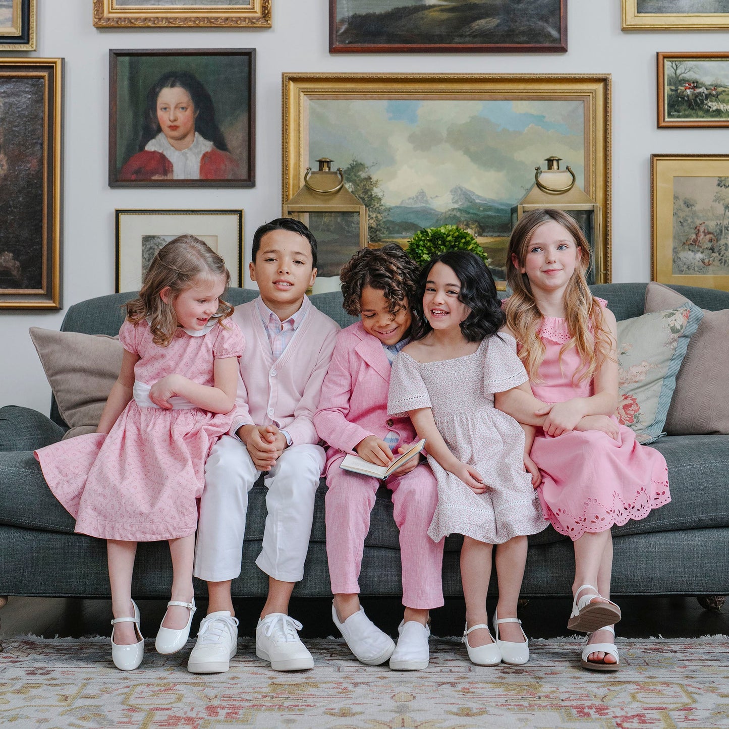 Organic Linen/Cotton Pink Suit Pant