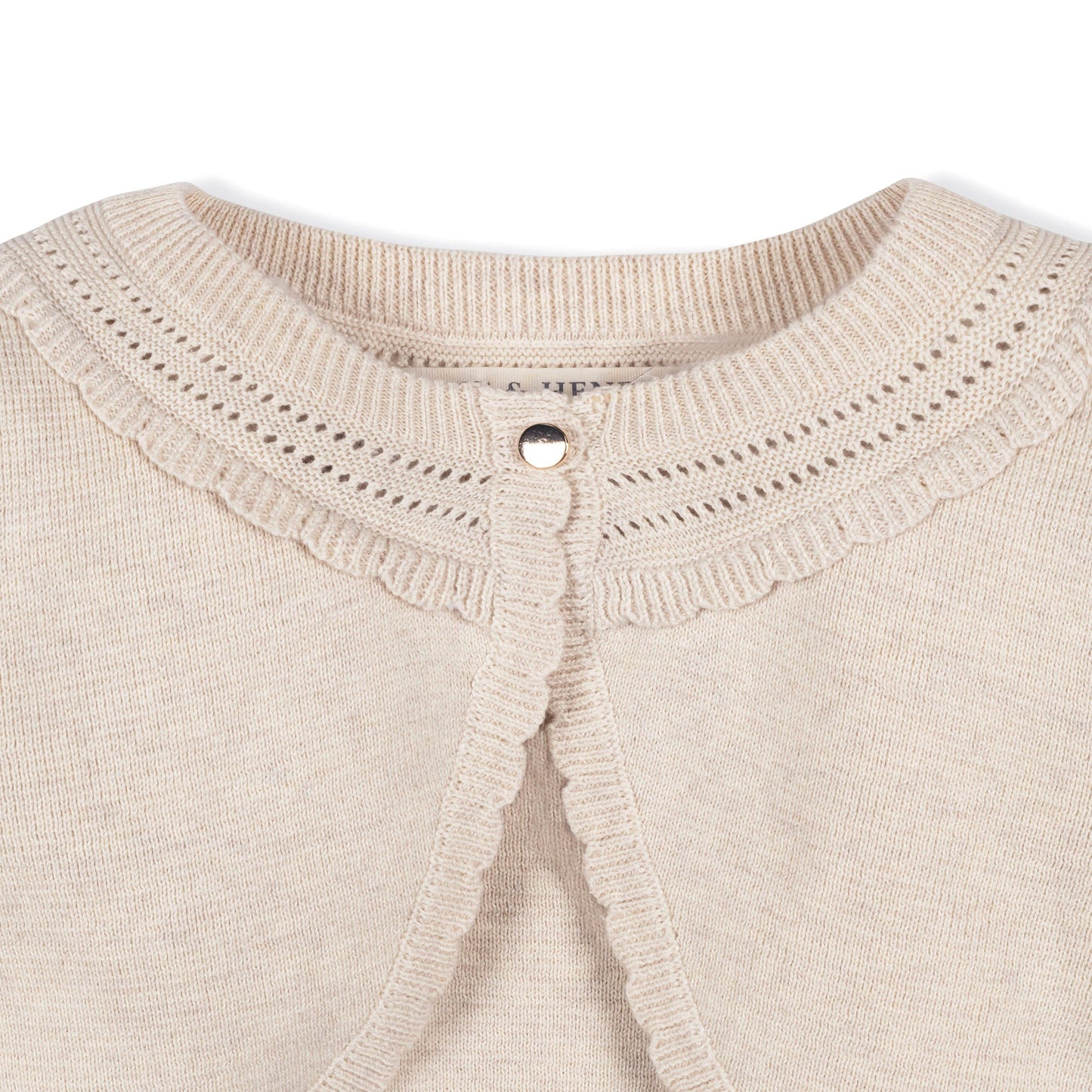 Organic Cotton Neutral Cropped Special Cardigan