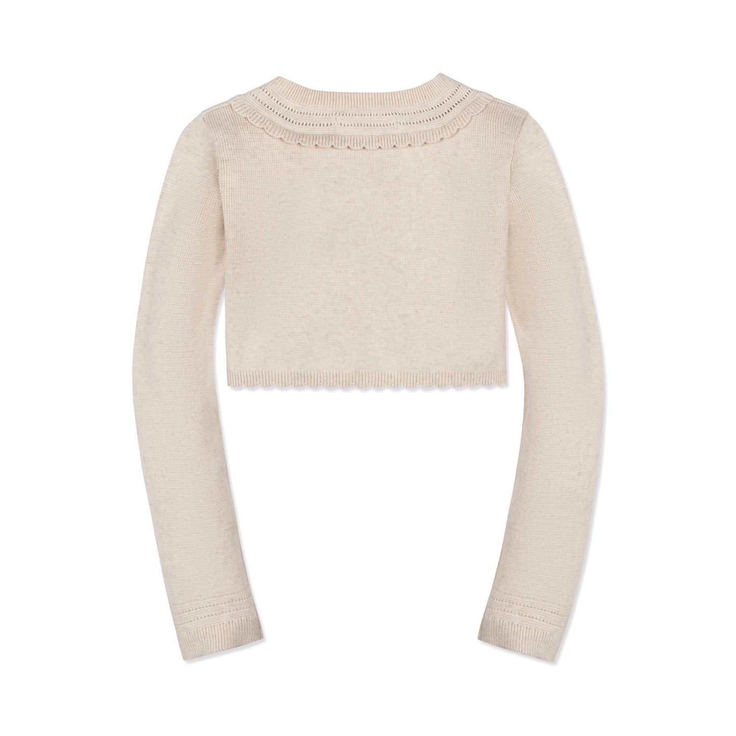 Organic Cotton Neutral Cropped Special Cardigan