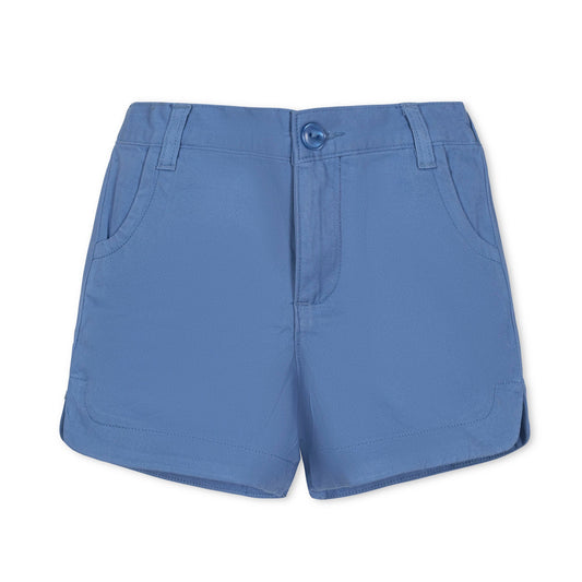 Organic Cotton Blue Stretch Chino Short