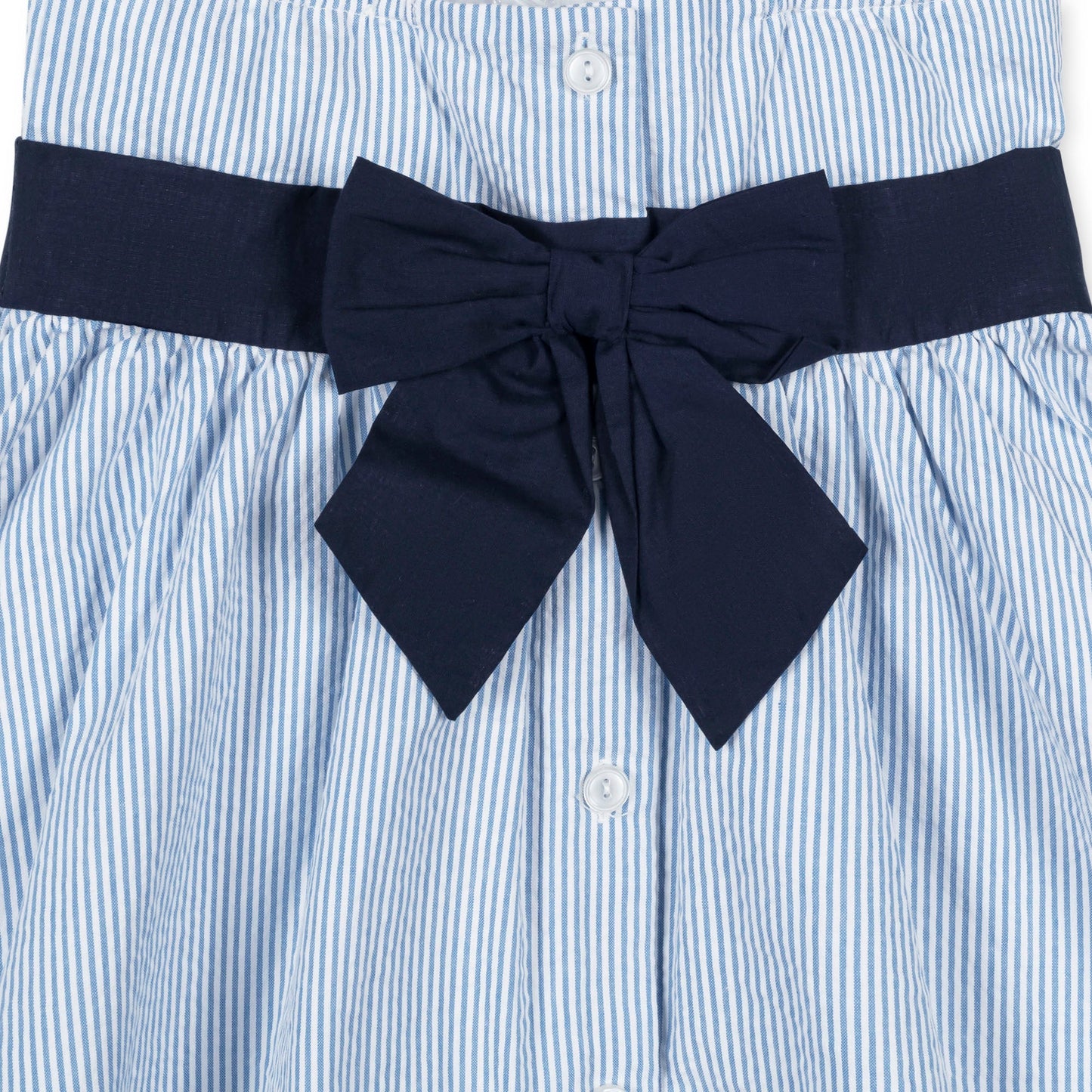 Organic Cotton Blue Embroidered Special Sundress