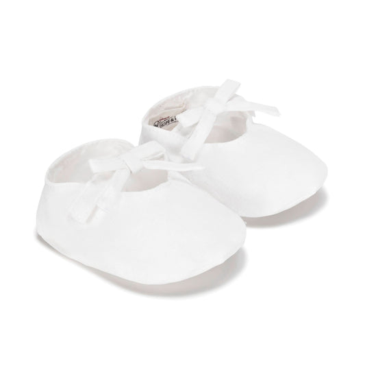 Linen Bow Soft Shoe