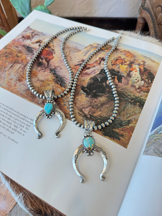 The Naja on Navajo Pearls Necklace