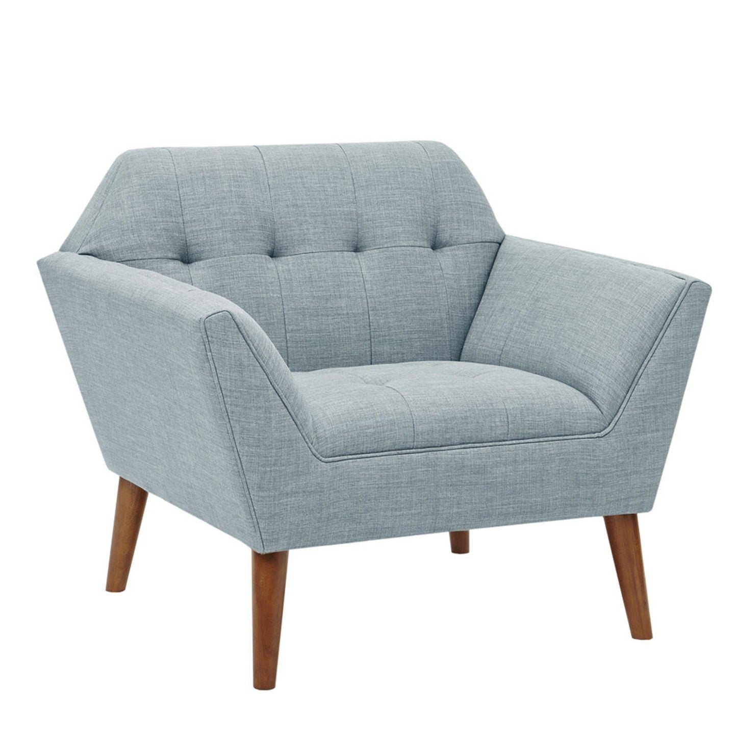 ***Modern Lounge Chair With Button Tufting