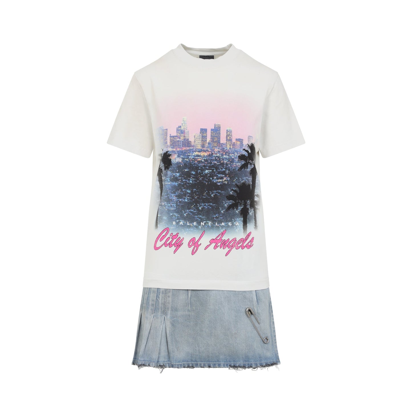 Balenciaga Layered Mini Dress Women