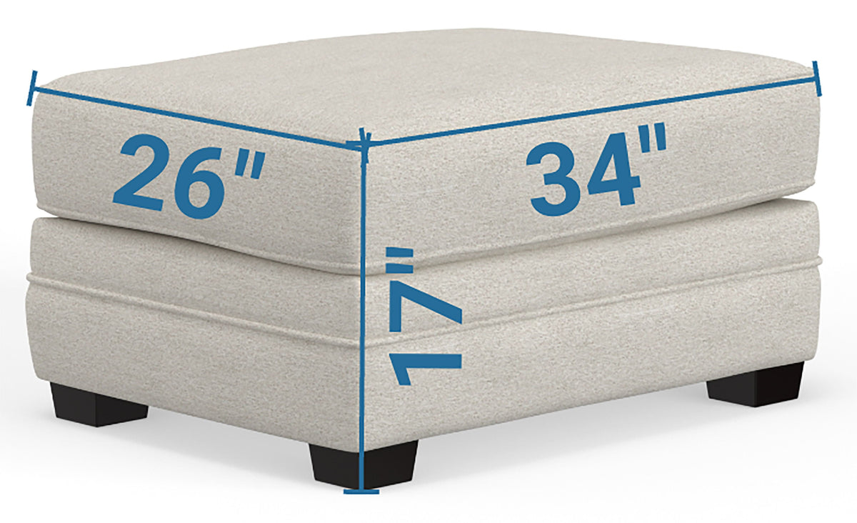 The Magnolia Shell Cocktail Ottoman