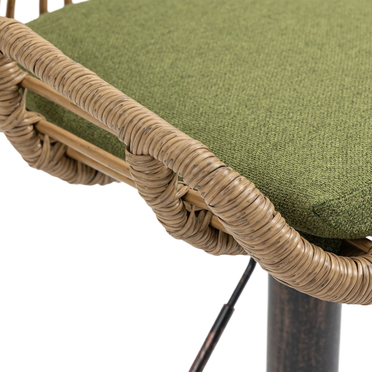 The Harbor Bar Adjustable Linen Swivel Stools — Set of 2
