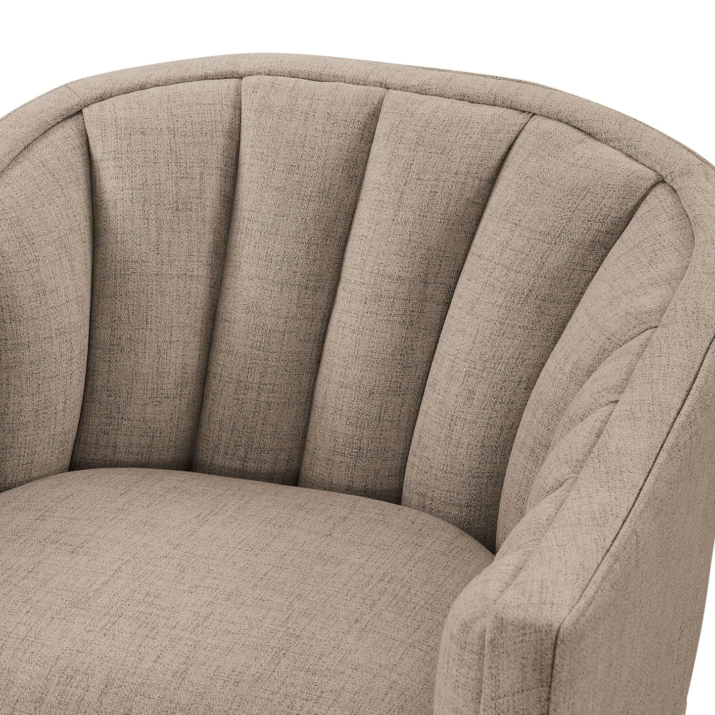 The Ashbourne Skirted Swivel Accent Chair