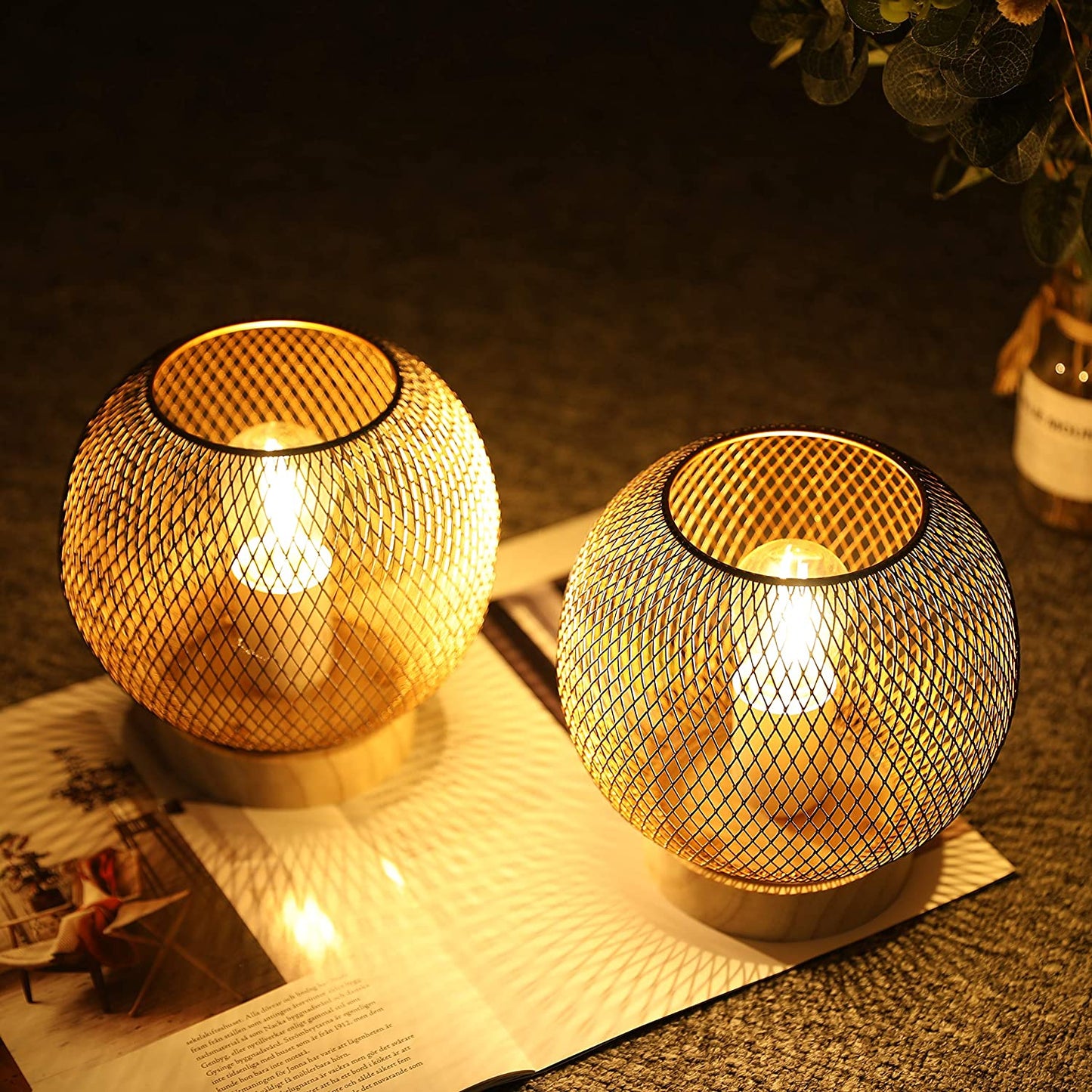 7.5''High Battery Powered Table Lamp ( Set of 2 )