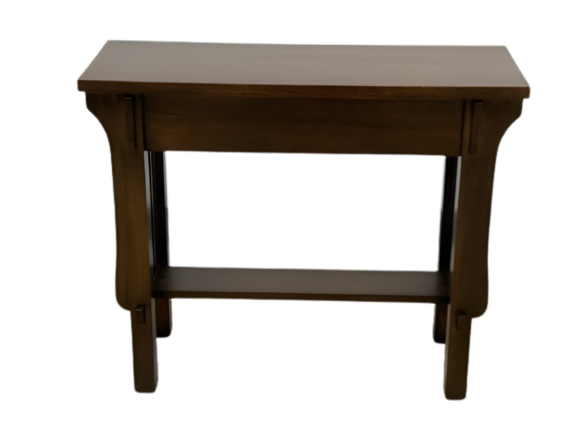 The Heritage Crofter Console Table — Quarter-Sawn Oak