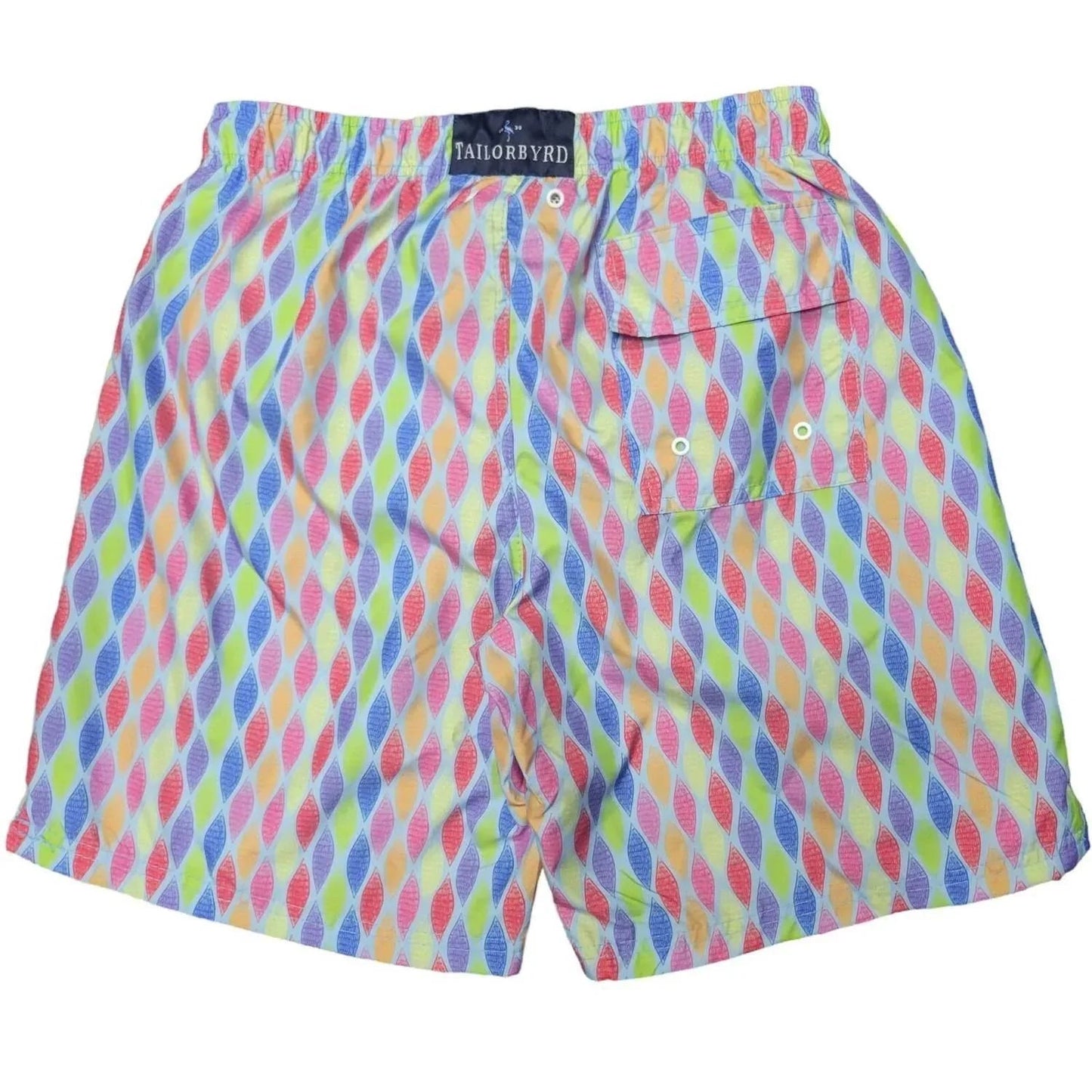 Abstract Print Swim Trunks